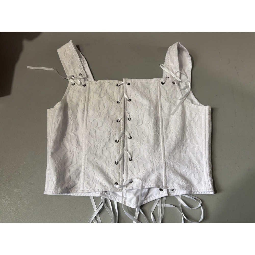 Victorian Choice XL White Corset